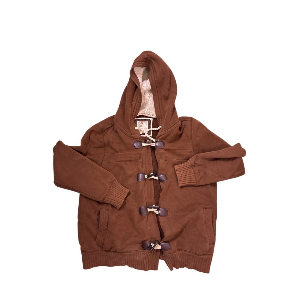 Vintage Y2K Old Navy Sherpa Lined Hoodie Women's XL Full Zip Jacket
